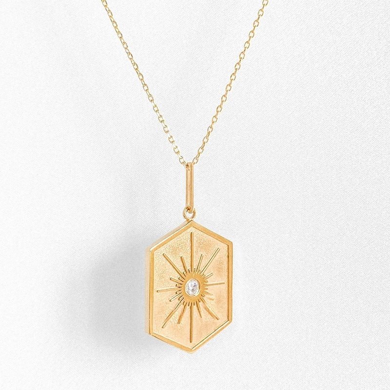 Thatch Guiding Star Link Necklace 14k Gold Plated
