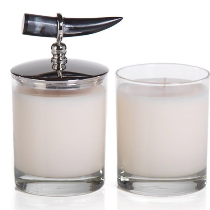 Cote d Ivoire Scented Candle w/ Horn Lid-Tobacco Flower