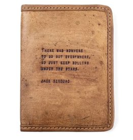 Sugarboo Jack Kerouac Leather Passport Cover