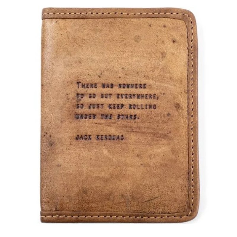 Sugarboo Jack Kerouac Leather Passport Cover