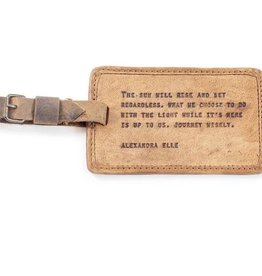 Sugarboo Alexandra Elle Leather Luggage Tag