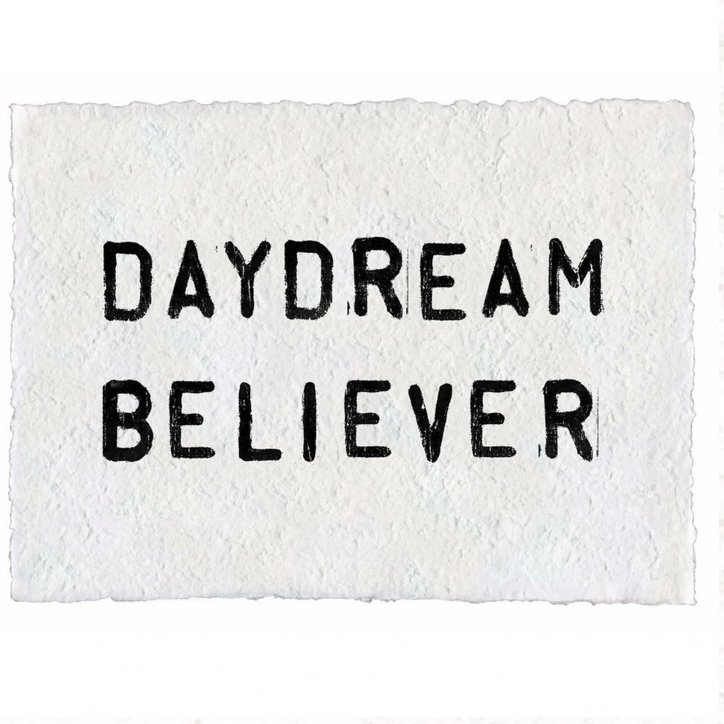 Sugarboo Daydream Believer Handmade Paper Print - 12"x16