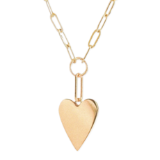 Thatch Amaya Heart Link Necklace Gold Plated
