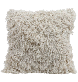 Fringe Cotton & Rayon Pillow