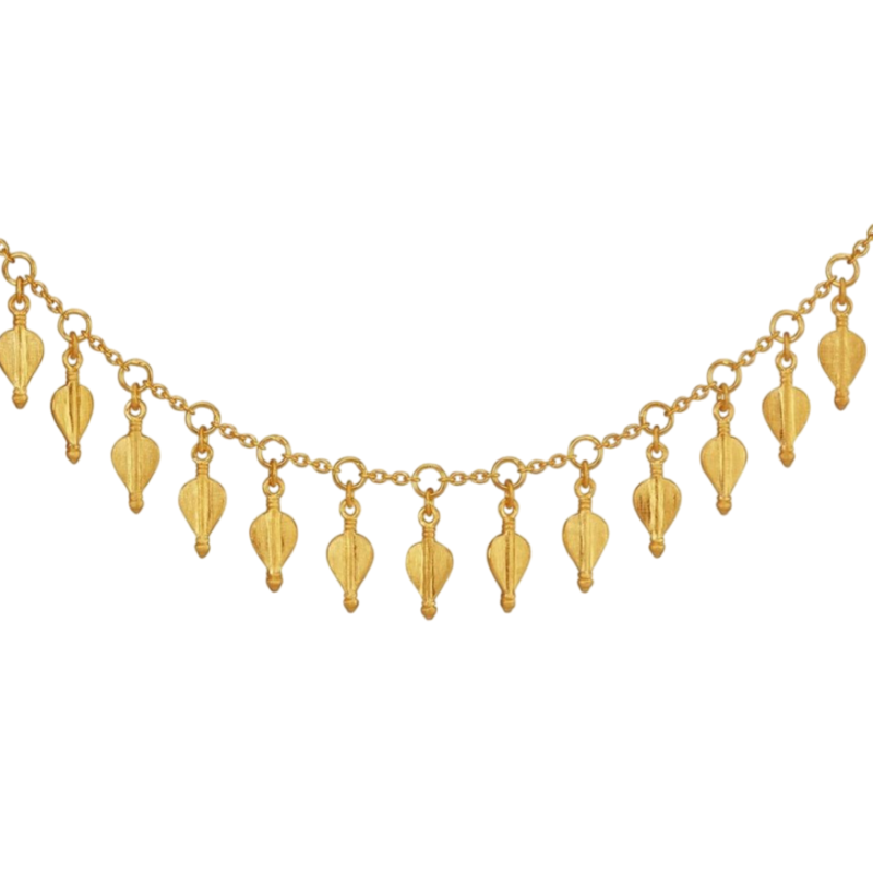Temple Of The Sun Rena Necklace Gold