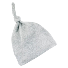 Colored Organics CLASSIC KNOTTED HAT HEATHER GREY