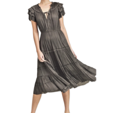 Reset by Jane Short Sleeve Ruffle Dress