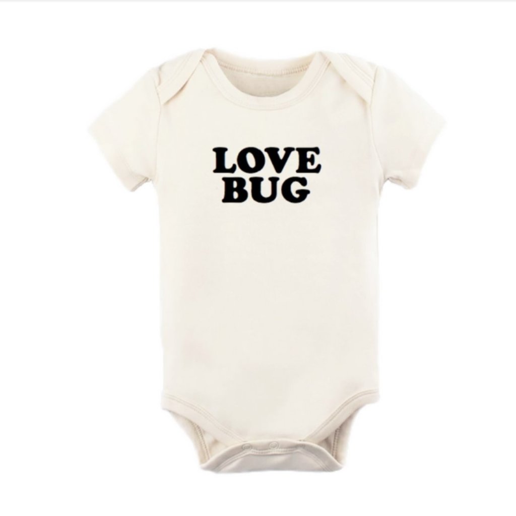 Tenth & Pine Love Bug - Short Sleeve Bodysuit  Black