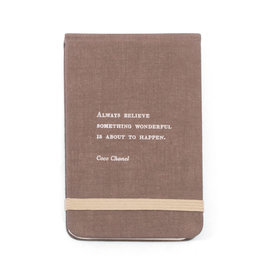 Sugarboo Coco Chanel Fabric Notebook -  3.5"x5.5"