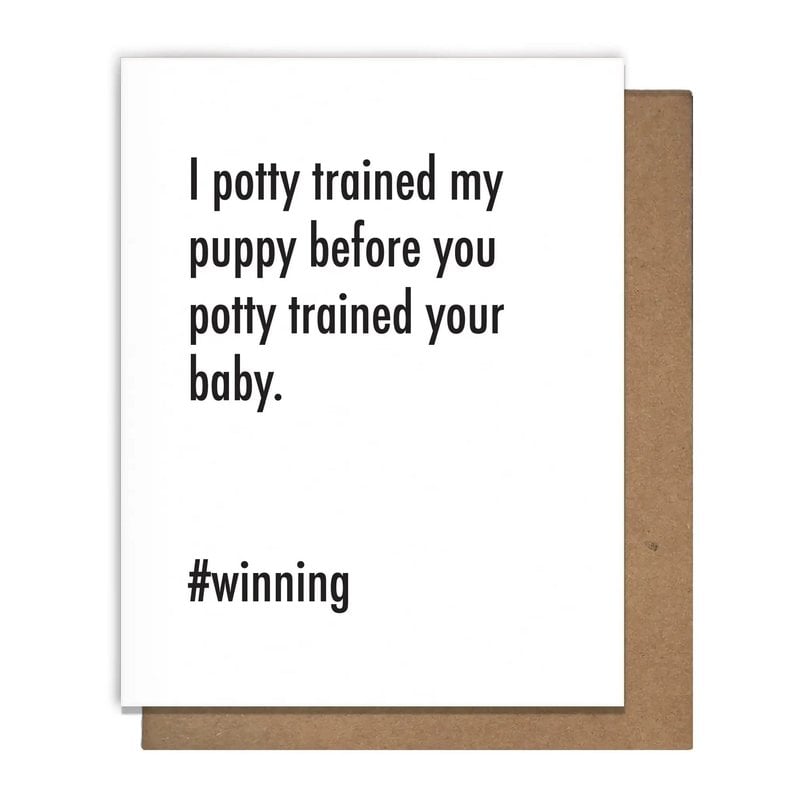 Pretty Alright Goods Potty Train - Greeting Card