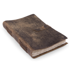 Sugarboo Large Scratched Leather Journal