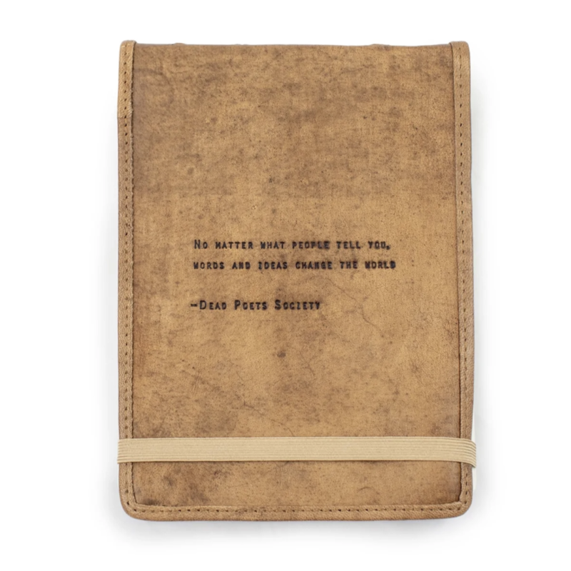 Sugarboo Large Dead Poets Society Leather Journal 7"x9.75