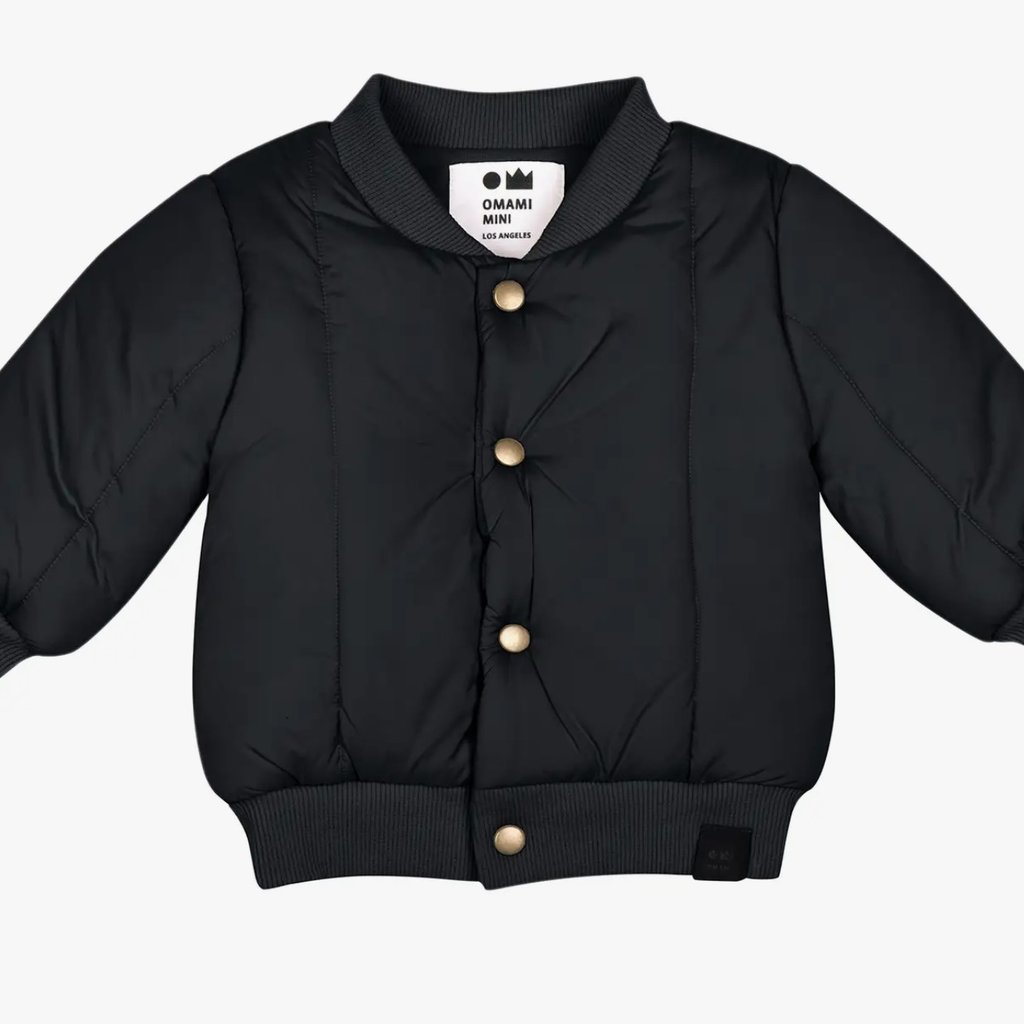 OMAMmini Baby Quilted Bomber