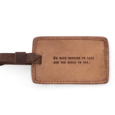 Sugarboo We Have Nothing To Lose Leather Luggage Tag