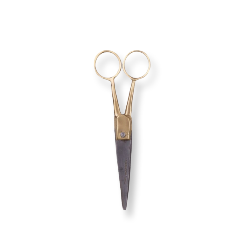 Civil Alchemy Useful Snips Brass and Stainless Steel 5in