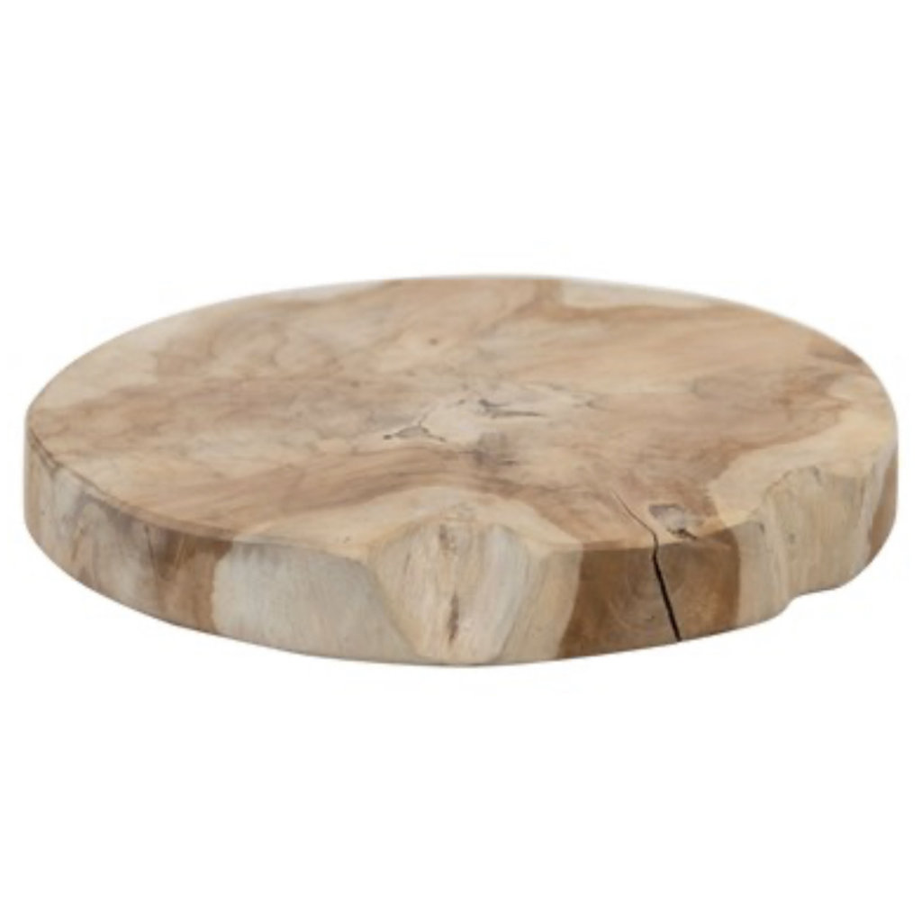 Round Teakwood Cheese/Cutting Board