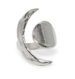 Amanda Hunt Equinox Silver Ring Size 6