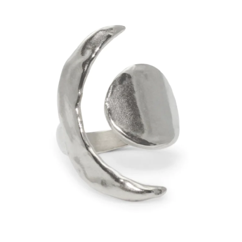 Amanda Hunt Equinox Silver Ring Size 6