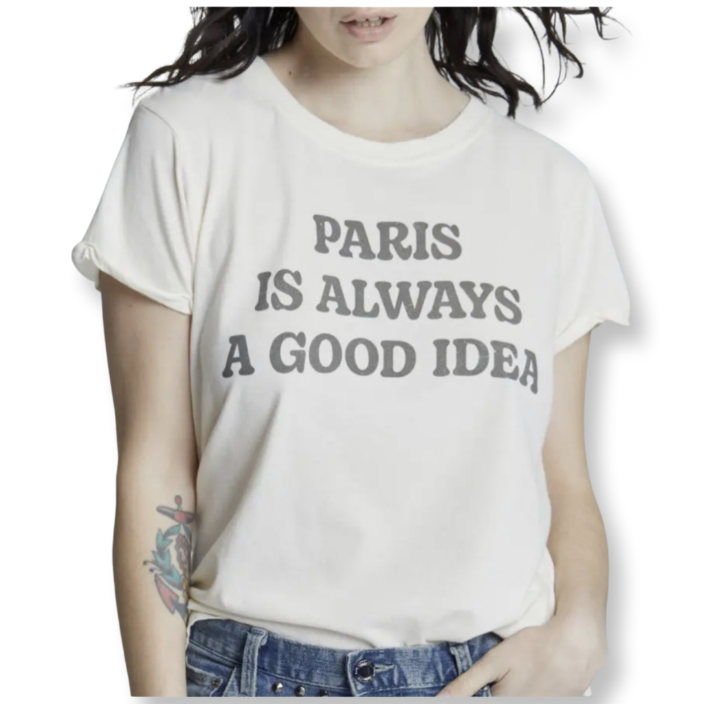 Recycled karma Paris Short Sleeve Tee