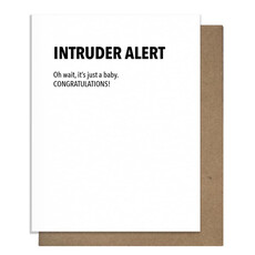 Pretty Alright Goods Intruder Alert - Baby Card