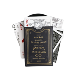Misc Goods Co Black Playing Cards