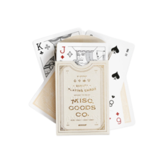 Misc Goods Co Ivory Playing Cards