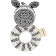 Cheengo Zebra Ring Rattle