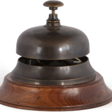 Authentic Models Sailors Inn Desk Bell - Bronzed