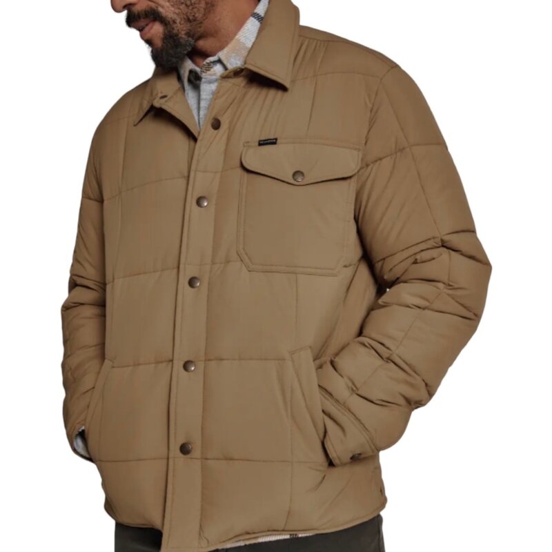 7DIAMONDS CUBE QUILTED JACKET TAN