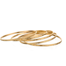 Satya Jewelry Gold Single Bangles Assorted