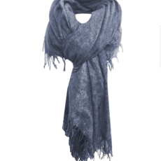 New York Parkway Cashmere Scarf Chambray