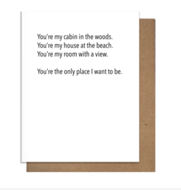 Pretty Alright Goods Cabin Poem - Love Card