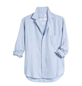 Frank & Eileen EILEEN Relaxed Button Up Shirt MELANGE BLUE