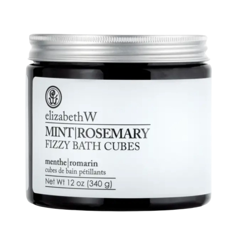 Elizabeth W Fizzy Bath Cubes 12 oz Mint Rosemary