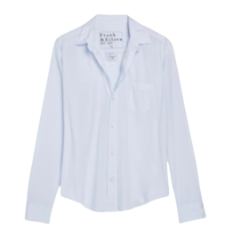 Frank & Eileen BARRY Tailored Button Up Shirt Shirting Blue