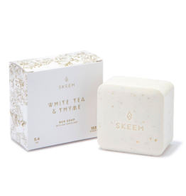 Skeem Print Block Bar Soap White Tea & Thyme
