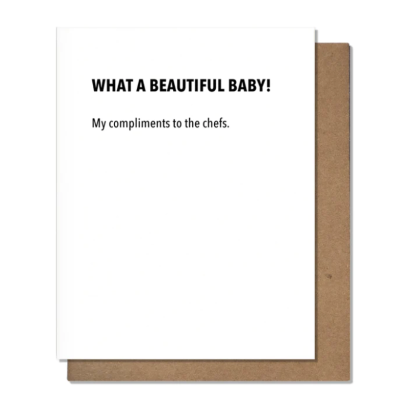 Pretty Alright Goods Beautiful Baby - Baby Card
