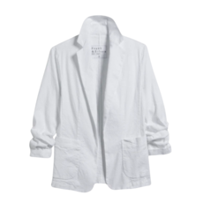 Frank & Eileen Dublin Tailored Jacket White/Linen