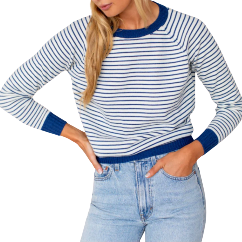 Emerson Fry Emerson Sweater Blue Stripe