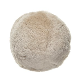 12" Round Sheepskin Orb Pillow