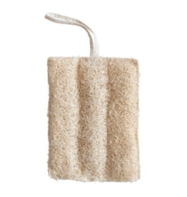 Loofah w/ Cotton Rope Hanger, Natural