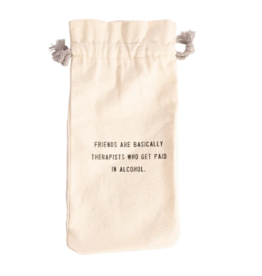 Sugarboo Friends are Therapists Wine Bag