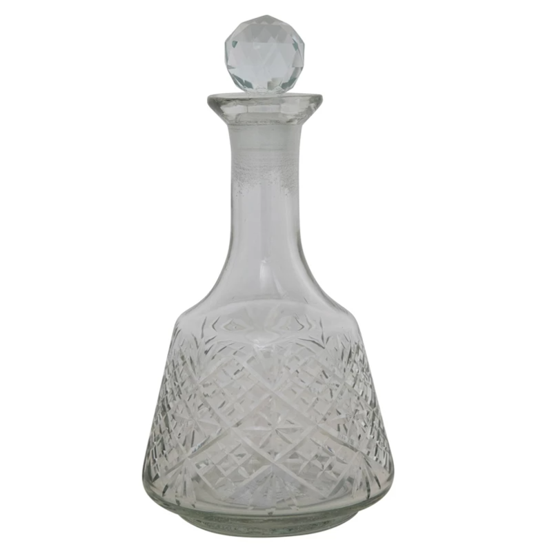 20 oz Etched Glass Decanter