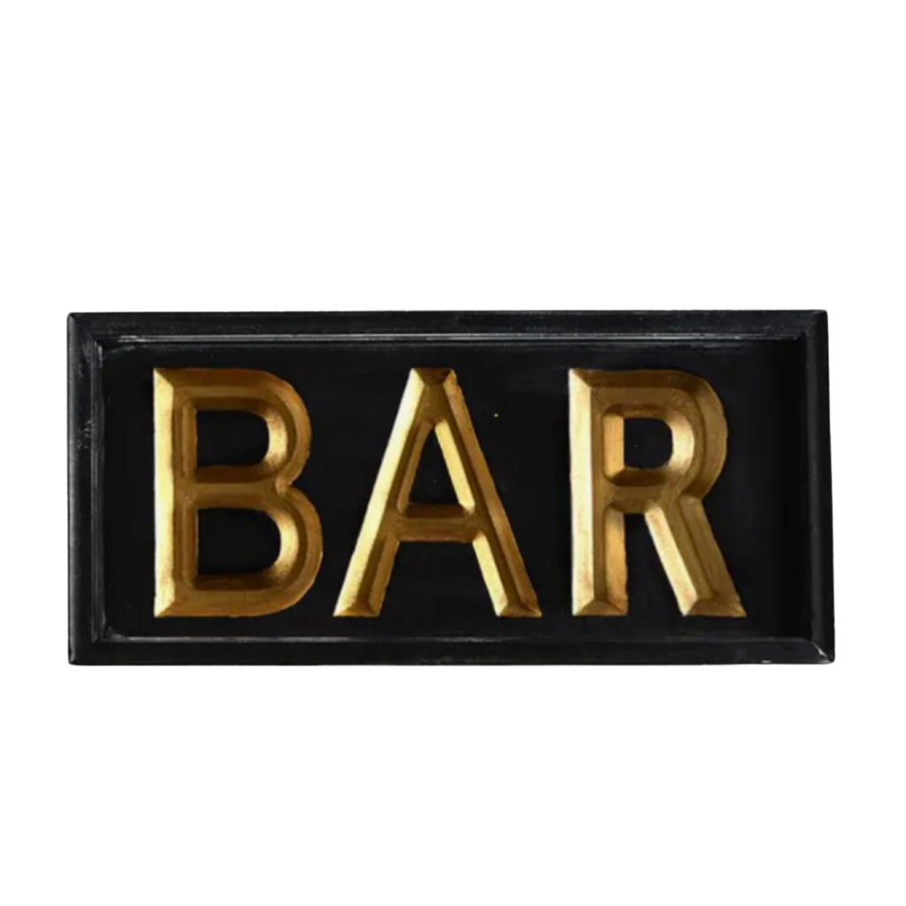 Vagabond Vintage Wooden Bar Sign