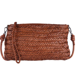 HALE CROSSBODY CLUTCH COGNAC