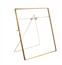 Monroe Easel Frame - Vertical - 4 4 Brass