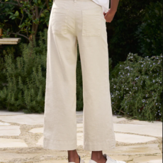 Frank & Eileen WEXFORD The Trouser Linen CEMENT