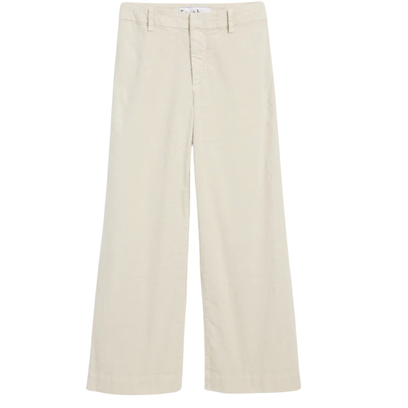 Frank & Eileen WEXFORD The Trouser Linen CEMENT