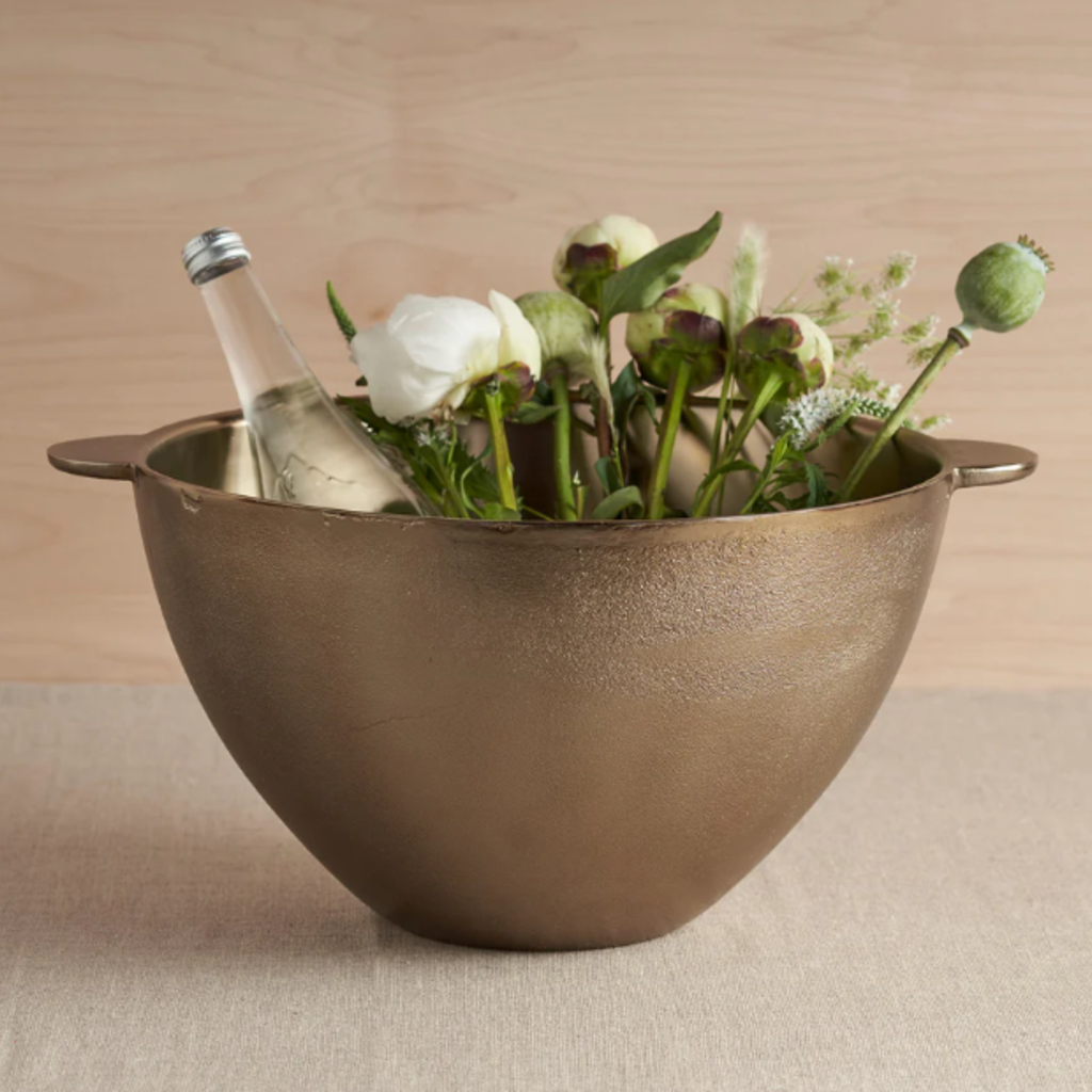 The Collective Antique Brass Party Bucket