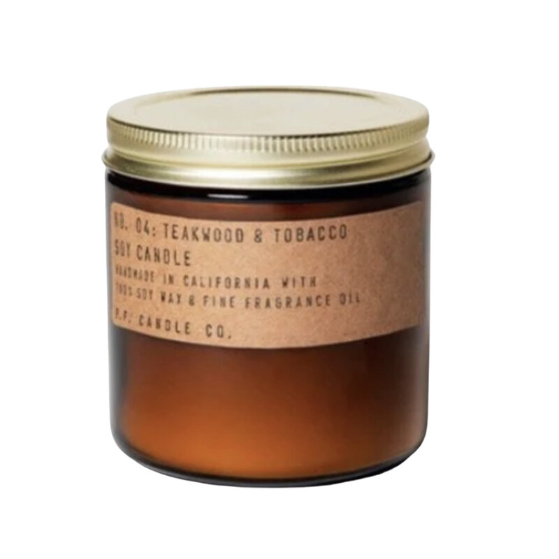 PF Candle Co Teakwood & Tobacco - Large Concentrated Candle